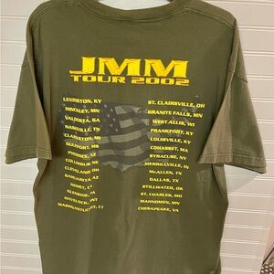 John Michael Montgomery USA 2002 Concert Tour Size XL T-Shirt Y2K Deadstock